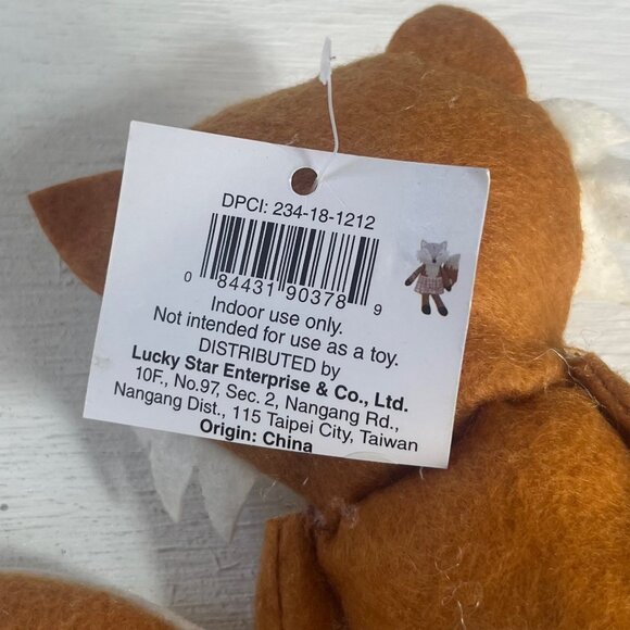 2024 Target Bullseye Plush Forest Creature Fox Apron Fabric Figure New - Picture 8 of 8